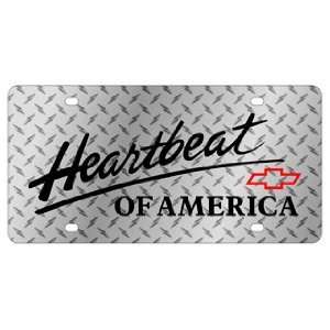  Heartbeat of America License Plate Automotive