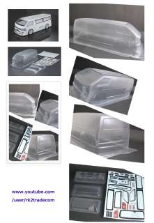 10 clear body RC car Polycarbonate for Toyota  