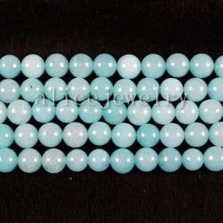 6mm ite Colored Jade Round Loose Bead 16 LS0761  
