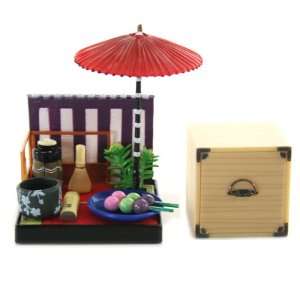 Wa no Takumi Tea Room Mini Furnature Trading Figure   Outdoor Backdrop 