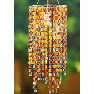  Battery Operated Bronze Shimmer Hanging Chandelier: Sports 