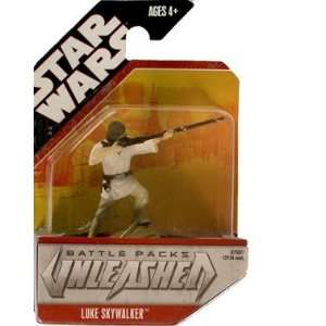  Star Wars Battle Packs Unleashed Luke Skywalker: Toys 