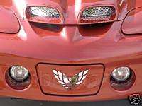 98 02 TRANS AM WS6 HOOD GRILLES GRILLS, STAINLESS STEEL  