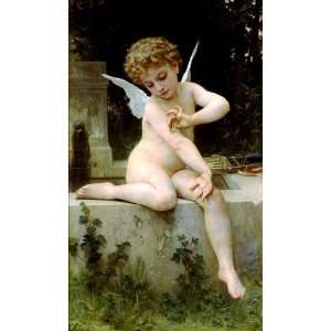   Adolphe Bouguereau   24 x 40 inches   Lamour butterfly