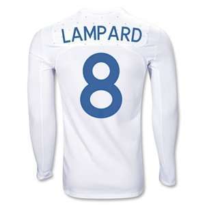  Umbro England 10/11 LAMPARD Home LS Soccer Jersey Sports 