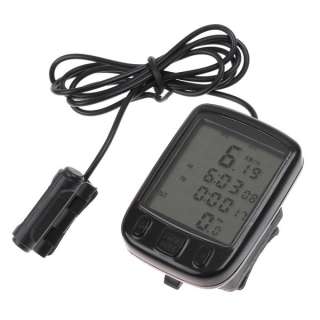 LCD Cycling Bicycle Bike Computer Odometer Speedometer Waterproof 24 