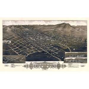   1883 Birds Eye View of Helena, Montana by J. J. Stoner Toys & Games