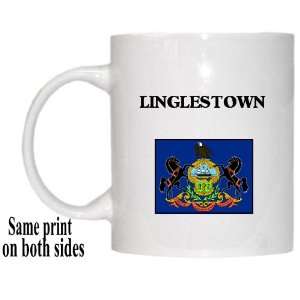    US State Flag   LINGLESTOWN, Pennsylvania (PA) Mug 