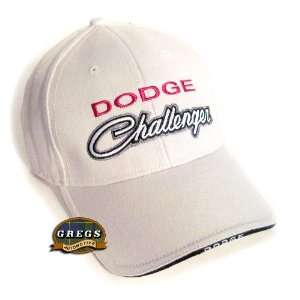 Dodge Challenger Hat Cap, White (Apparel Clothing 