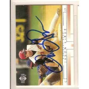  Jason Larue Signed Autographed Baseball Reds: Everything 