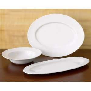  Pottery Barn Great White Oval Serving Platters: Kitchen 
