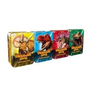 Dinosaur King Trading Card Game Exclusive Set of All 4 Collectors Tins