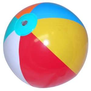  Inflatable 6 Color Beach Balls (1 dz): Toys & Games