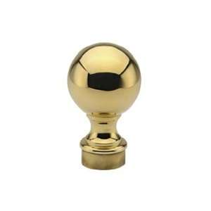  BALL FINIAL 1 1/2   Brass