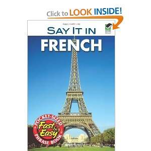   In French: Phrase Book for Travelers [Paperback]: Leon J. Cohen: Books