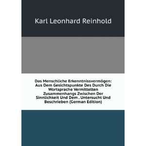   Und Beschrieben (German Edition) Karl Leonhard Reinhold Books