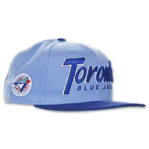   Retro Toronto Blue Jays Snapback Hat, Light Blue: Sports & Outdoors
