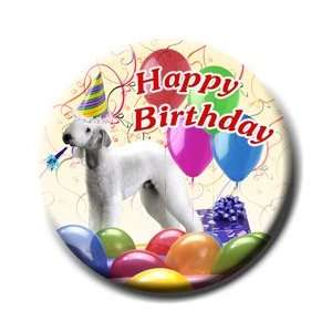  Bedlington Terrier Happy Birthday Pin Badge Everything 