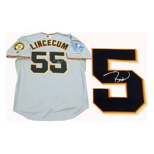  Tim Lincecum Autographed San Francisco Giants Jersey 