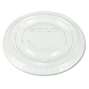  Solo PL4 clear Plastic No slot Lid for 3.25 & 4 Ounce Cups 