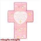 Baby Girl Pink Blessing Prayer Poem Wall Cross Plaque