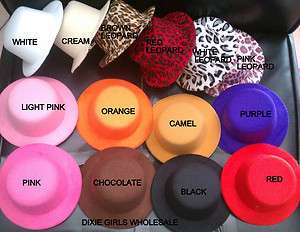 MINI TOP HATS   READY TO DECORATE   14 COLORS TO CHOOSE FROM  