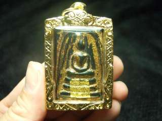 Somdej Toh , Jade Phra Kaew Thai Emerald Buddha Amulet  