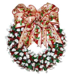Christmas Edition Tootsie Rolls Candy Wreath   Limited Edition 