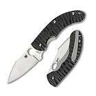 spyderco knives c135gp perrin ppt black lockback knife expedited 