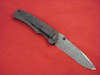 BENCHMADE KNIFE 750 101 PINNACLE TITANIUM DAMASCUS NIB  