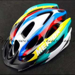 New 2011 Merida Bicycle Adult Mens Bike Rainbow Helmet  