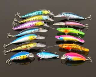 LOT 14PCS SWIM BAIT FISHING LURES TACKLE 14 color high quality new 