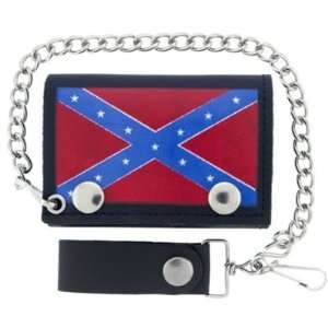  FLAG 4 SOFT LEATHER Biker QUALITY WALLET & CHAIN: Everything Else