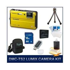  Panasonic Lumix DMC TS2Y TS2Y TS2 Yellow Digital Camera 
