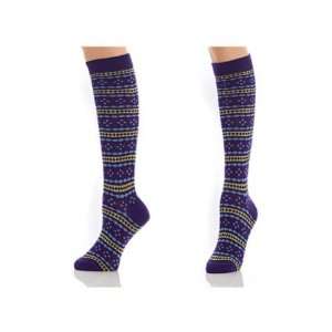  Lucci String Knee High Sock   Purple