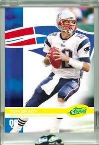 2006 eTopps Tom Brady In Hand #ed /749! Patriots  