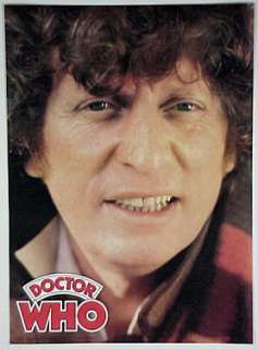 Doctor Who Tom Baker Close Up Poster  UNUSED ROLLED!  