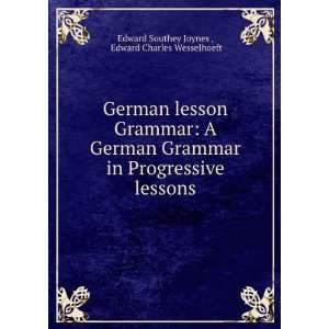  German lesson Grammar A German Grammar in Progressive lessons 