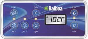 Balboa Model VL701S Rectangular Serial Panel PN 53189 0  