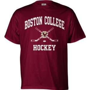  Boston College Eagles Perennial Hockey T Shirt Sports 