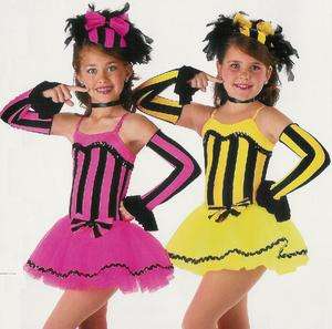DIXIELAND BEAT Ballet Jazz Tap Dance Dress Costume w/MITTS! Choose SZ 