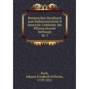   berhaupt. th. 1 Johann Friedrich Wilhelm, 1759 1831 Koch Books