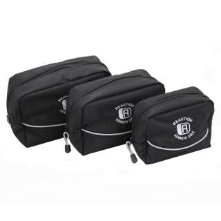 Kenneth Cole Reaction 3 Pc Toiletry Case   Black $50 023572413955 