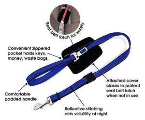 bamboo Brand Quick Control™ Leash+Seat Belt WOW  