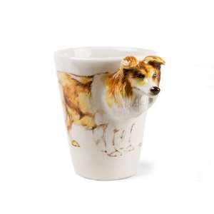  Shetland Sheepdog Handmade Coffee Mug (10cm x 8cm): Home 