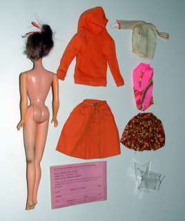 1960s TITIAN TNT BARBIE DOLL, CLOTHING ITEMS, FASHION BOOKLET 