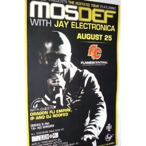  Mos Def Poster   Ca Flyer for Ecstatic Tour Concert