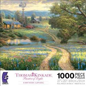   Thomas Kinkade Country Living 1000 Piece Jigsaw Puzzle: Toys & Games