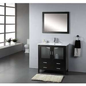   USA Felice 35.5 Inch Single Sink Bathroom Vanity Set