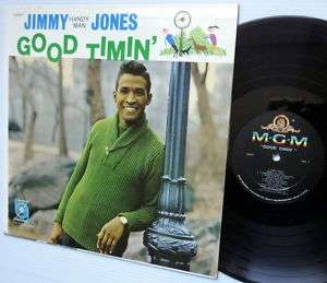 JIMMY JONES Good Timin EXC vinyl Mono MGM LP handy man  